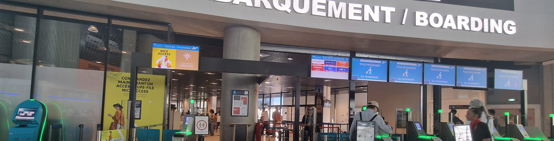 File prioritaire Terminal 2 Nice Access