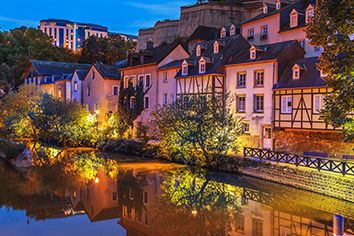 Luxembourg crépuscule