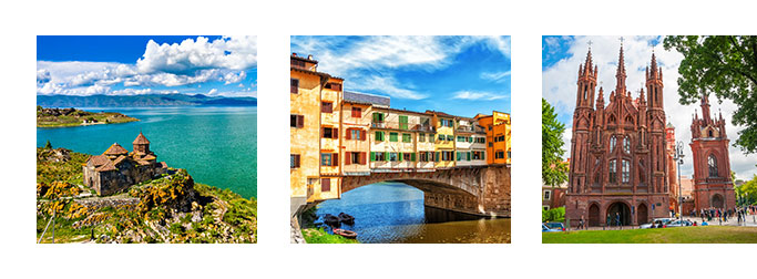 Sélection destinations