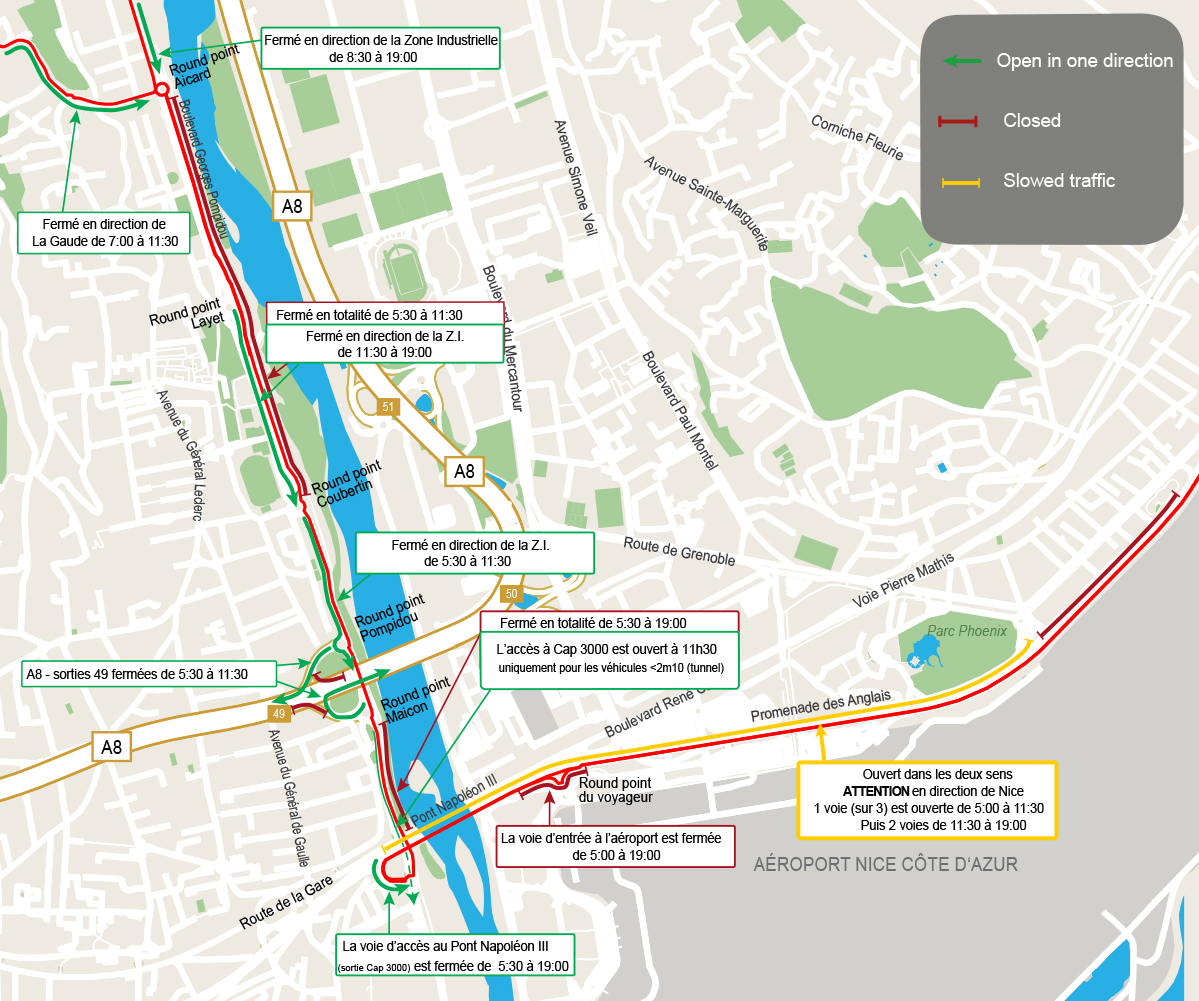 Plan circulation Ironman 2021