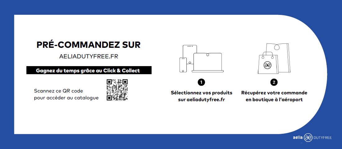 Pré-commandez sur le site Aelia Duty Free