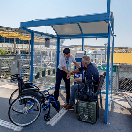 Borne d'appel Aeroport de Nice